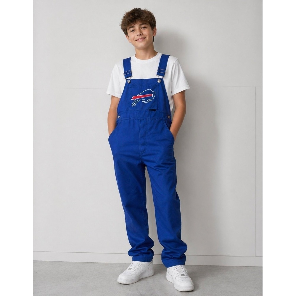 Buffalo Bills FOCO Blue Overalls (Youth Large) AS IS